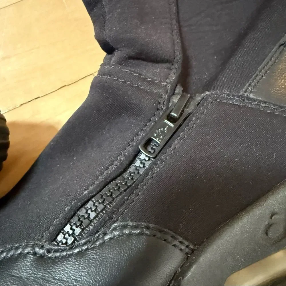Ash Limited Thigh High Trainer Boots in Black  6